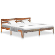 Massief Houten Bedframe voor een Elegante en Klassieke Slaapkamerstijl - 200 x 200 cm - Bedden & bedframes
