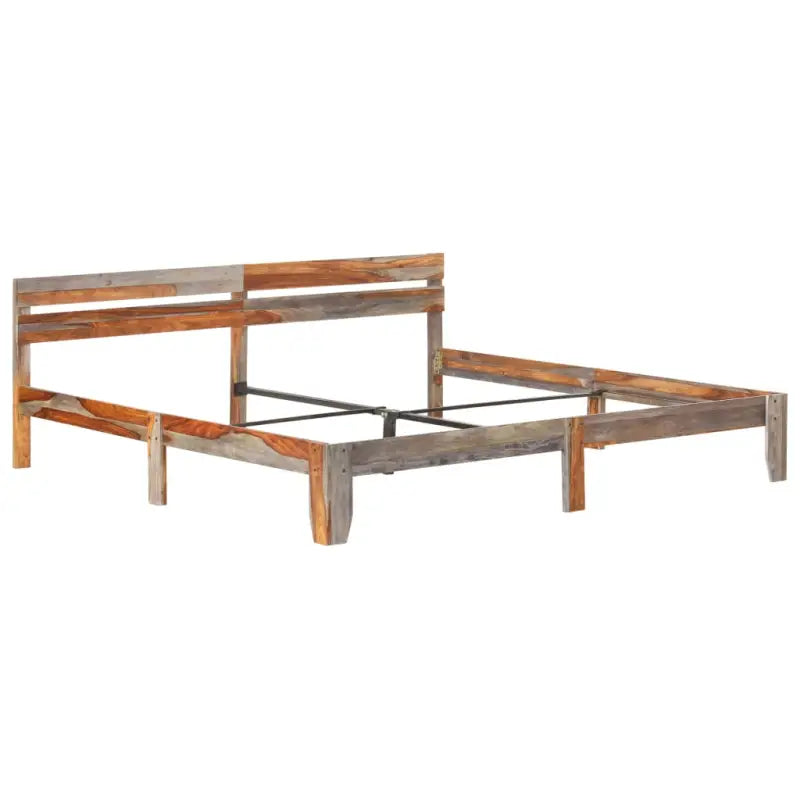 Massief Houten Bedframe voor een Elegante en Klassieke Slaapkamerstijl - 200 x 200 cm - Bedden & bedframes