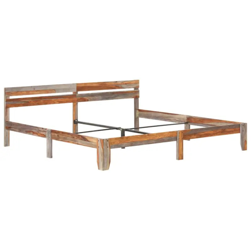 Massief Houten Bedframe voor een Elegante en Klassieke Slaapkamerstijl - 200 x 200 cm - Bedden & bedframes