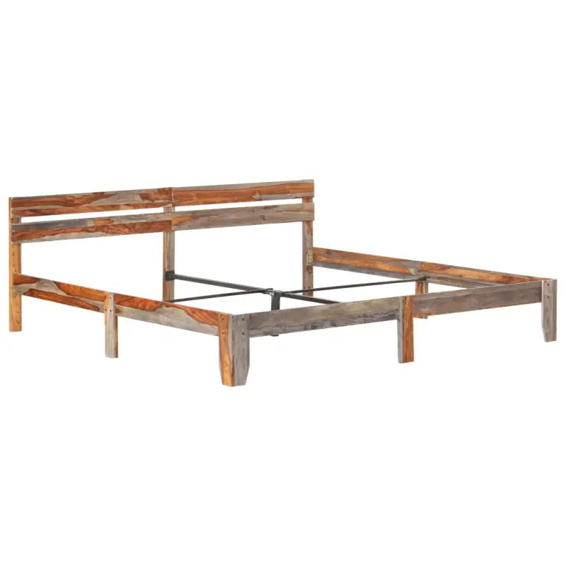 Massief Houten Bedframe voor een Elegante en Klassieke Slaapkamerstijl - 200 x 200 cm - Bedden & bedframes