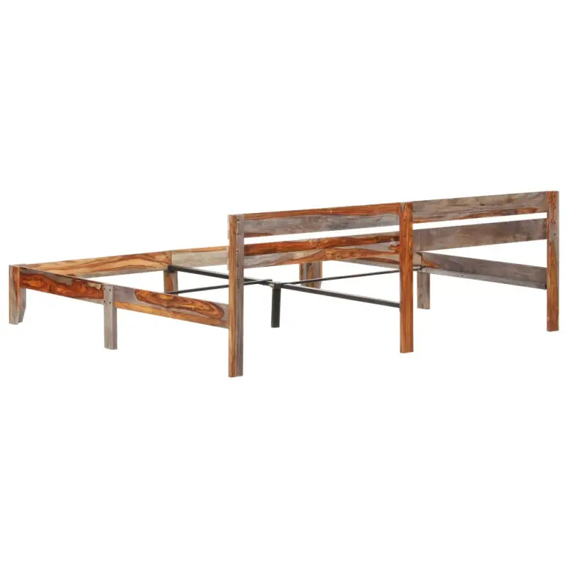 Massief Houten Bedframe voor een Elegante en Klassieke Slaapkamerstijl - 200 x 200 cm - Bedden & bedframes