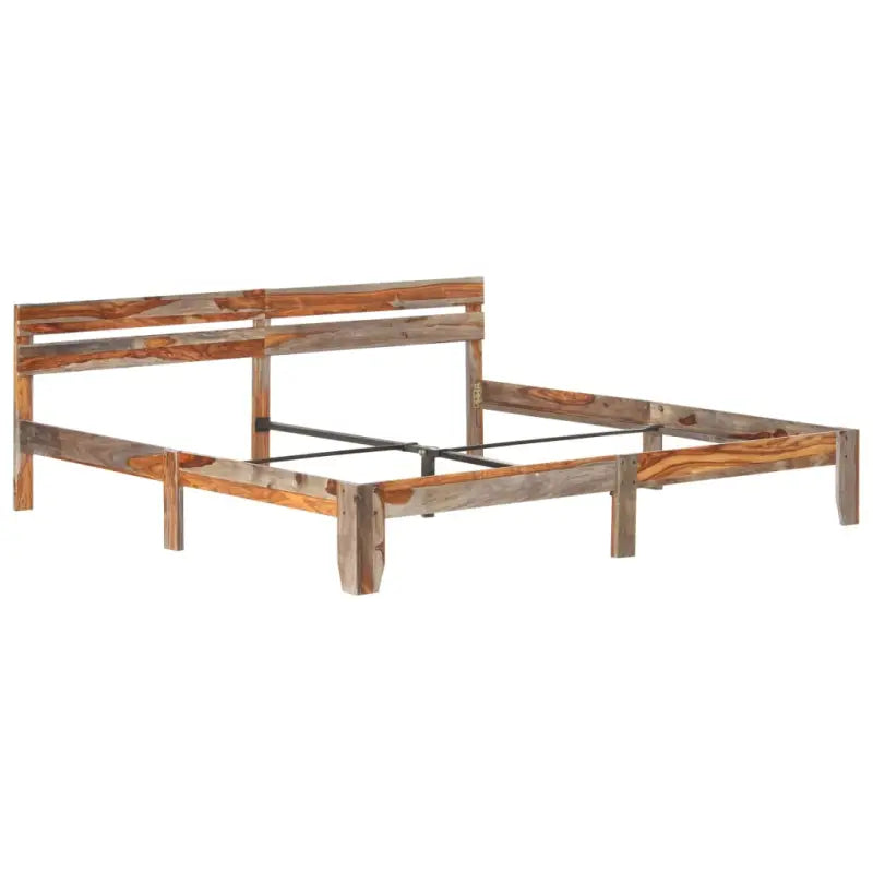 Massief Houten Bedframe voor een Elegante en Klassieke Slaapkamerstijl - 200 x 200 cm - Bedden & bedframes