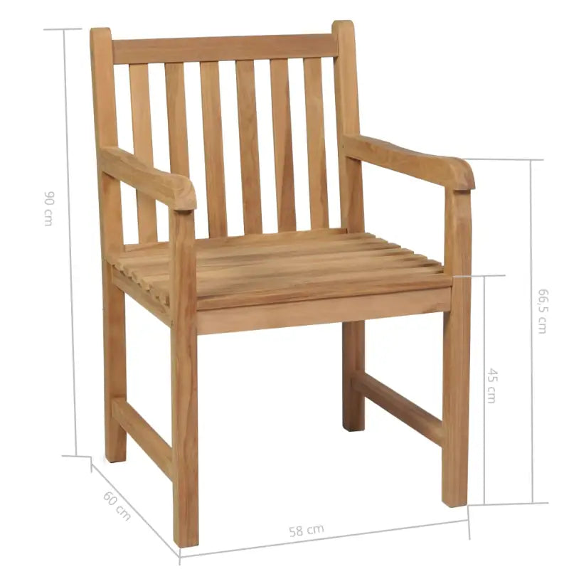 Massief houten tuinset met fijn geschuurd afwerking inclusief levering - Tuinsets