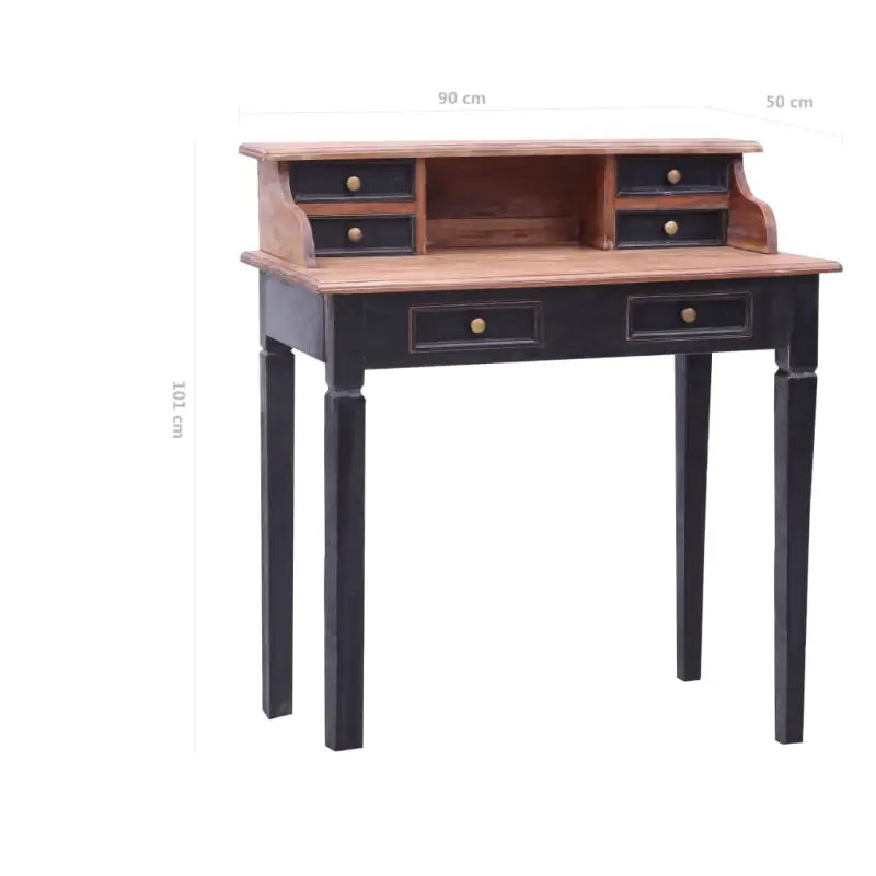 Massief Mahoniehout Bureaus met Rustieke Charme voor Elk Interieur - Bureaus