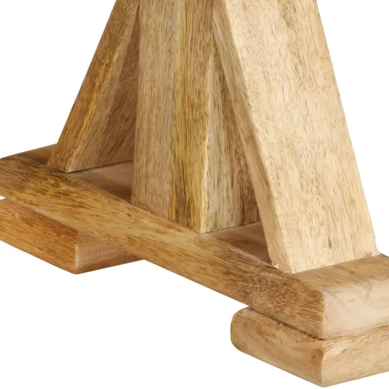 Massief mangohout bankje voor keuken en eettafel - 160 cm / met 3 poten - Keuken- & eettafelbanken