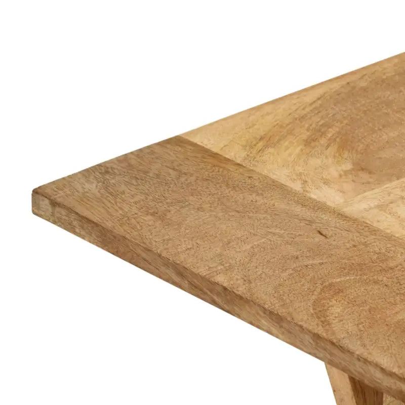 Massief mangohout bankje voor keuken en eettafel - 160 cm / met 3 poten - Keuken- & eettafelbanken
