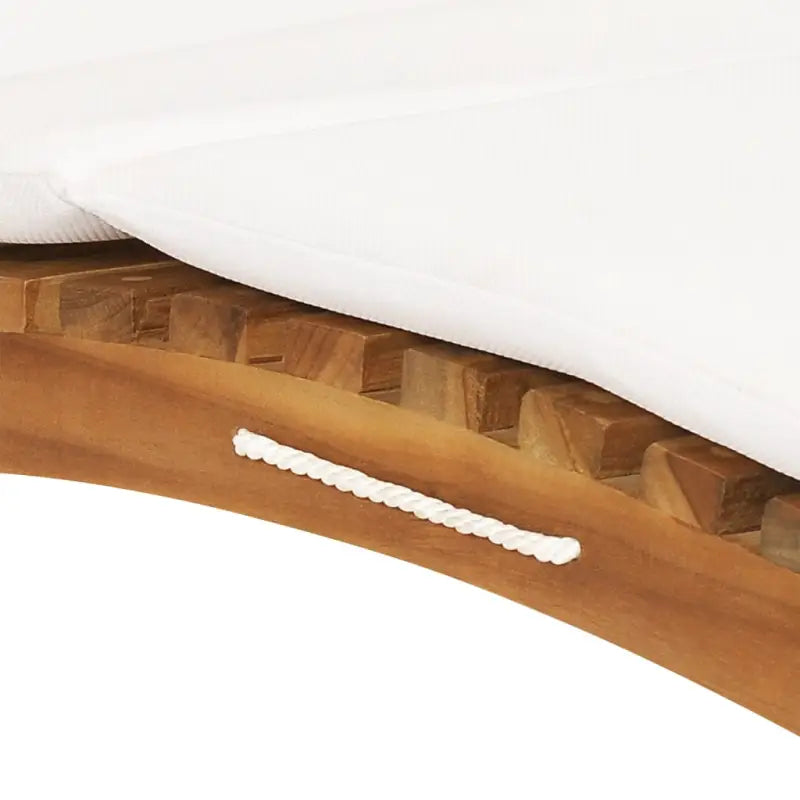 Massief teakhout ligstoelen met ergonomisch gebogen ontwerp en verstelbare rugleuning - Ligstoelen