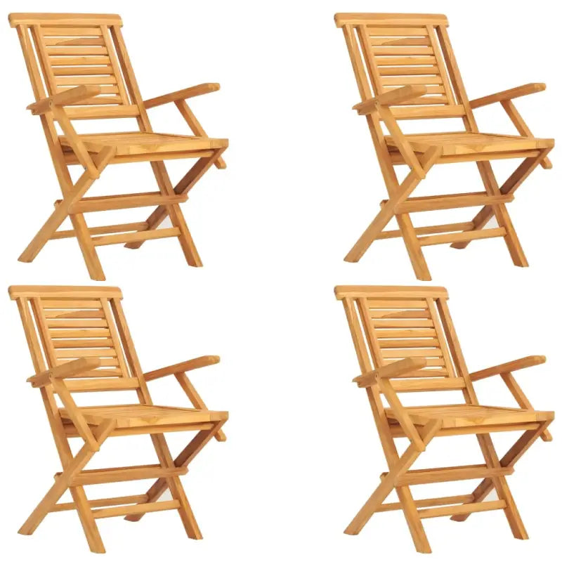 Massief teakhout tuinset met gelakt ontwerp voor comfortabele ervaring - Tuinsets
