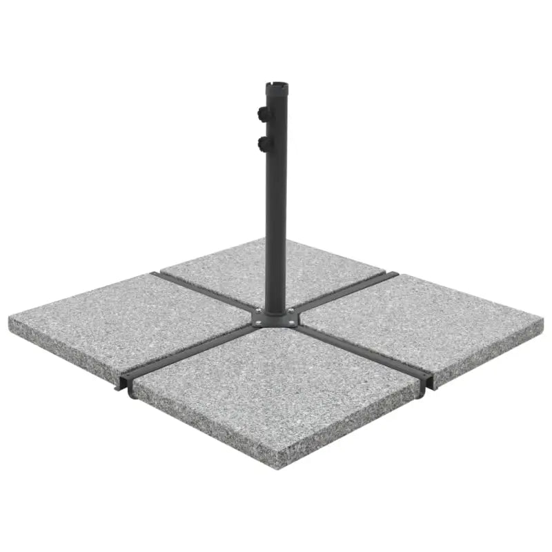 Massieve Parasolgewichtplaat voor een stevige en stabiele basis - Grijs / 1 - Parasolvoeten