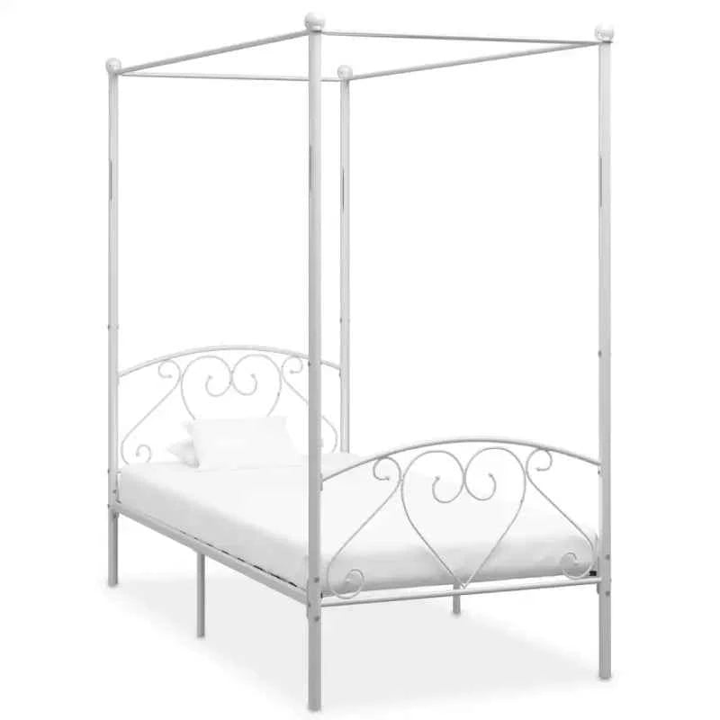 Metaal Hemelbedframe met Gordijnophang voor Een Elegante Slaapkamer