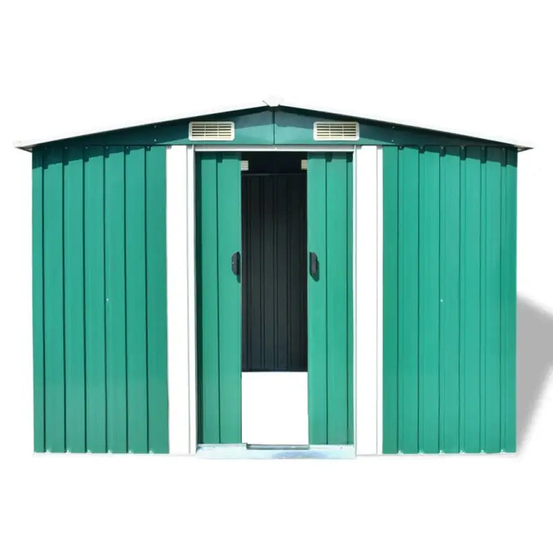 Metaal Tuinberging met ventilatiepunten voor gereedschap en materialen - Tuinhuizen
