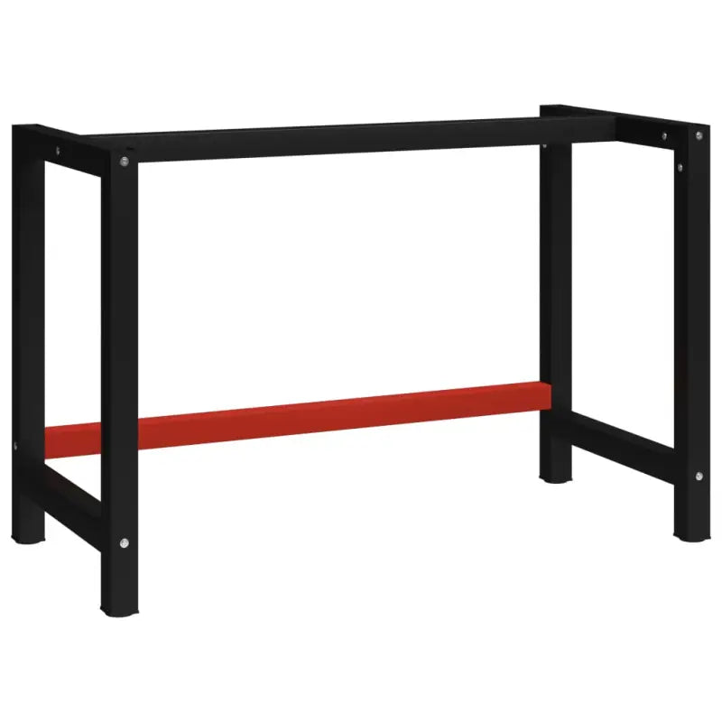 Metaal Werkbankframe met voorgeboorde gaten voor jouw werkruimte - 120 x 57 x 79 cm / 1 / Met 1 stang - Tafelpoten