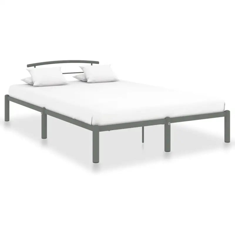 Metalen bedframe voor een elegante en comfortabele slaapkamer sfeer - Grijs / 140 x 200 cm - Bedden & bedframes