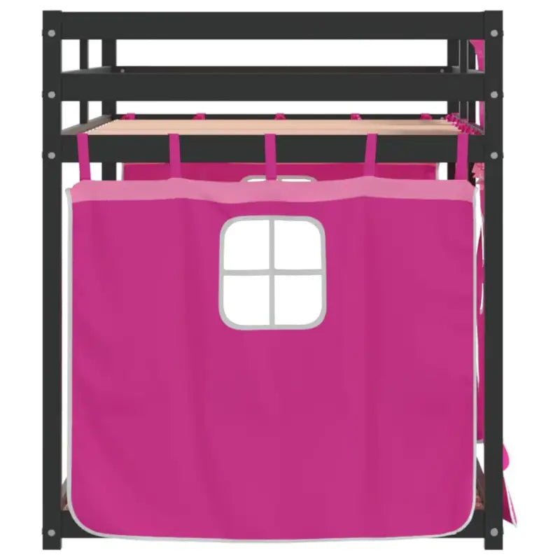 Metalen stapelbed in massief grenenhout voor compacte slaapkamers - Bedden & bedframes
