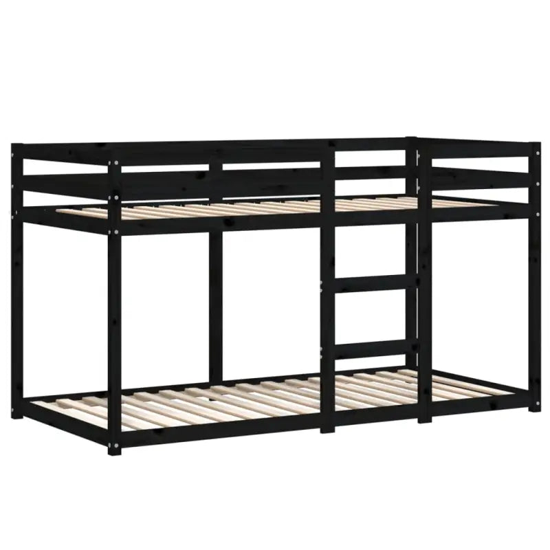 Metalen stapelbed in massief grenenhout voor kinderen jonger - Bedden & bedframes