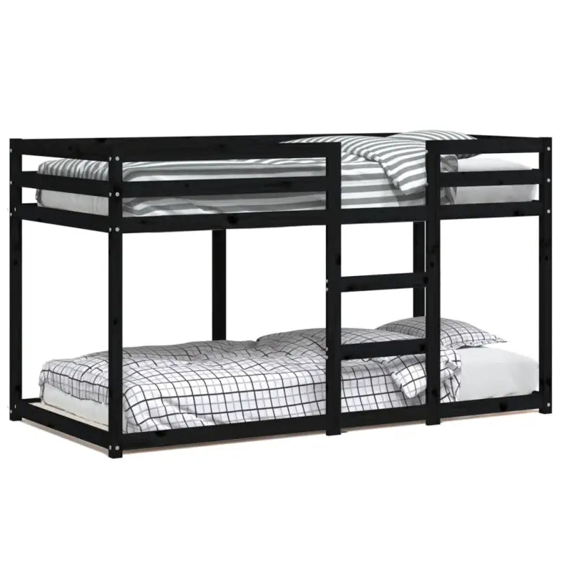 Metalen stapelbed in massief grenenhout voor kinderen jonger - Bedden & bedframes