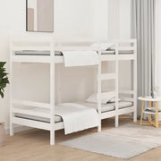 Metalen stapelbed van massief grenenhout met levering bevat - Bedden & bedframes