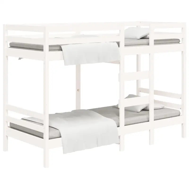 Metalen stapelbed van massief grenenhout met levering bevat - Bedden & bedframes
