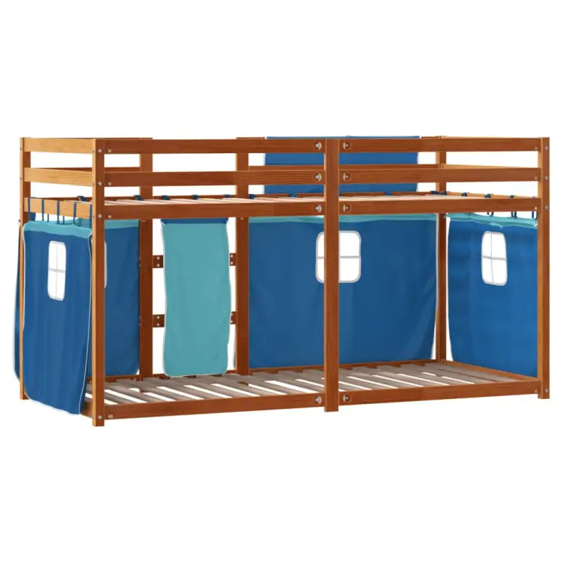 Metalen stapelbed van massief grenenhout voor een compacte kamer - Bedden & bedframes
