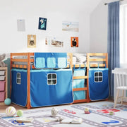 Metalen stapelbed van massief grenenhout voor een compacte kamer - Bedden & bedframes