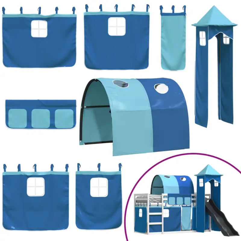 Metalen stapelbed van massief grenenhout voor kleine kamers - Bedden & bedframes