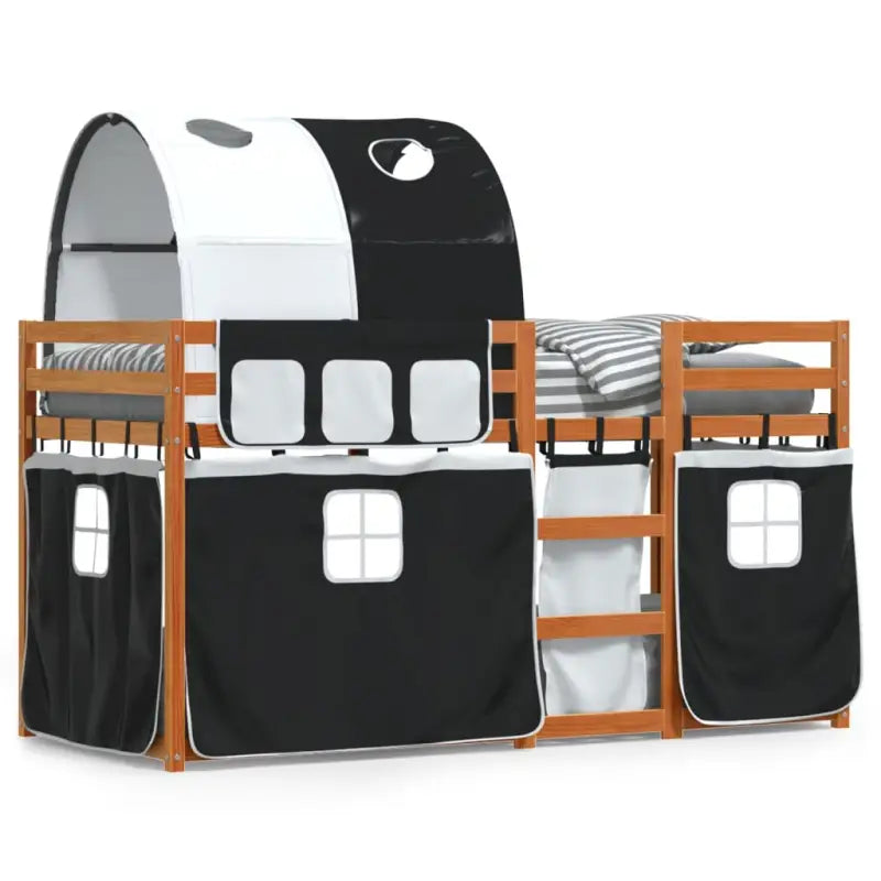 Metalen stapelbed van massief grenenhout voor kleine slaapkamers - Bedden & bedframes