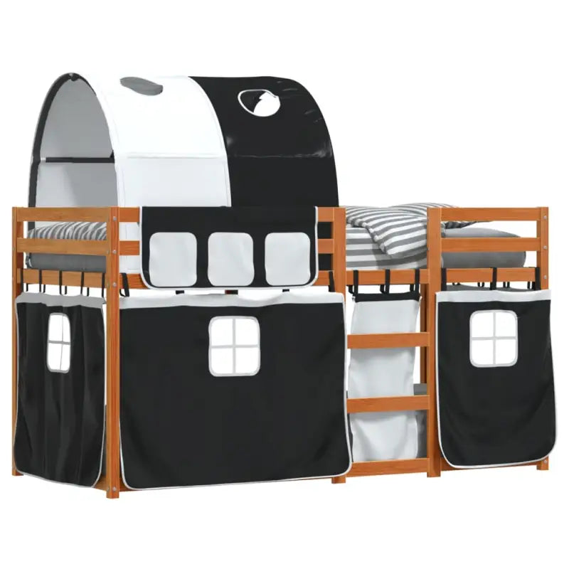 Metalen stapelbed van massief grenenhout voor kleine slaapkamers - Bedden & bedframes