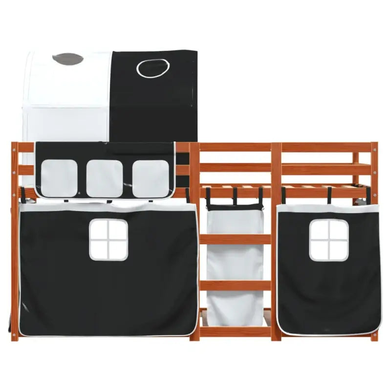 Metalen stapelbed van massief grenenhout voor kleine slaapkamers - Bedden & bedframes