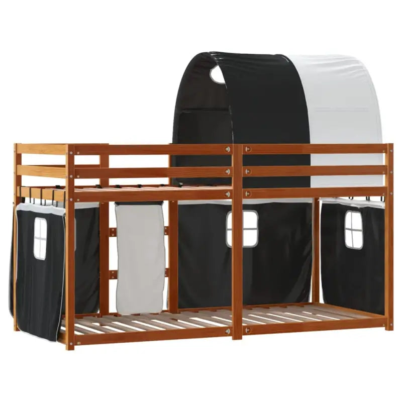 Metalen stapelbed van massief grenenhout voor kleine slaapkamers - Bedden & bedframes