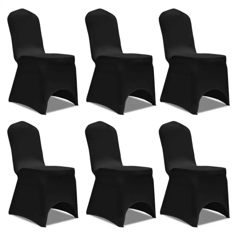Meubelhoezen levering bevat stretch stoelhoes voor speciale gelegenheden - Zwart / 6 - Meubelhoezen
