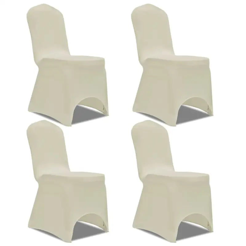 Meubelhoezen levering bevat stretch stoelhoes voor speciale gelegenheden - Crème / 4 - Meubelhoezen