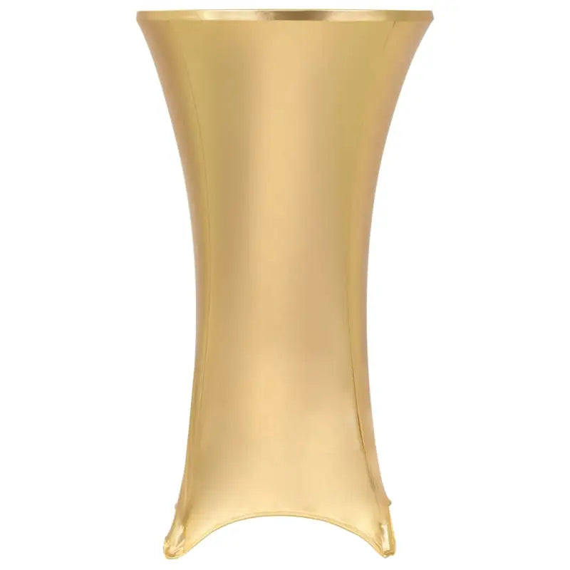 Meubelhoezen voor statafel levering bevat stretchstof met 10% spandex - Goud / 70 cm / 2 - Meubelhoezen
