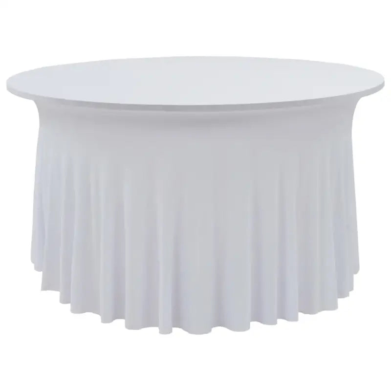 Meubelhoezen Voor Statafels Levering bevat stretchstof tafelhoes - Wit / 180 x 74 cm / 2 - Meubelhoezen