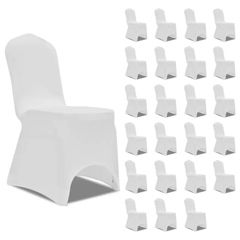 Meubelhoezen voor verschillende soorten stoelen inclusief levering bevat - Wit / 24 - Meubelhoezen