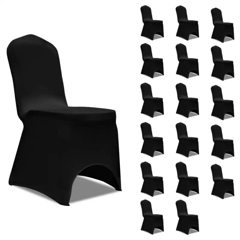 Meubelhoezen voor verschillende soorten stoelen inclusief levering bevat - Zwart / 18 - Meubelhoezen