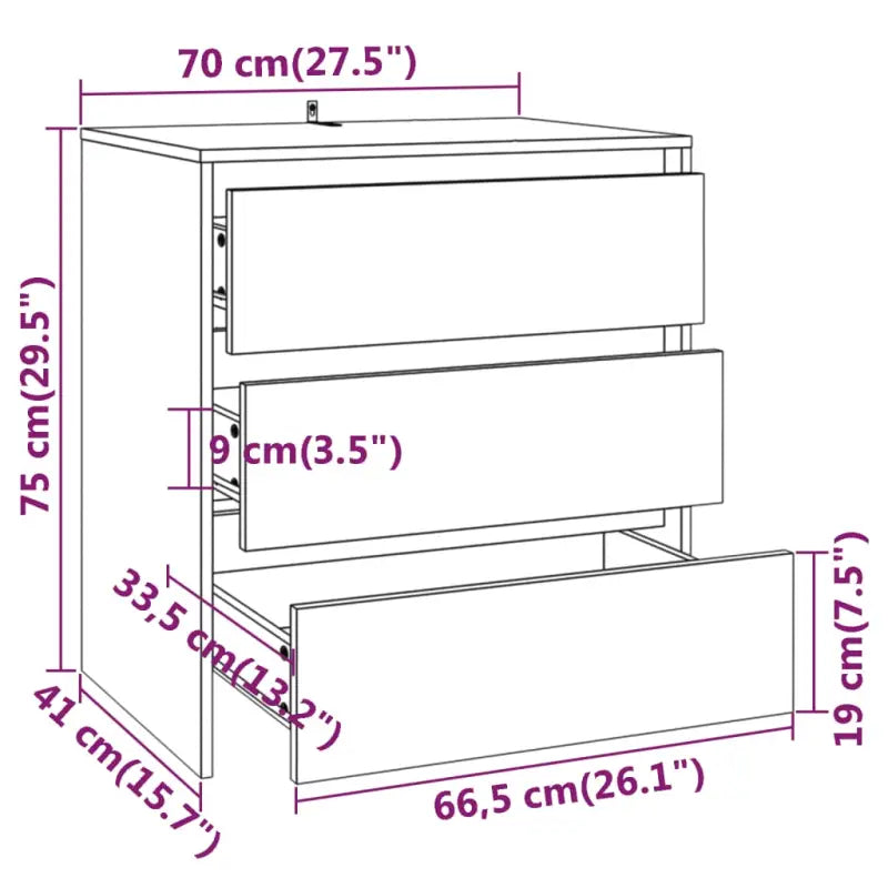 Minimalistisch dressoir van bewerkt hout met praktische opbergruimte - Dressoirs & buffetkasten