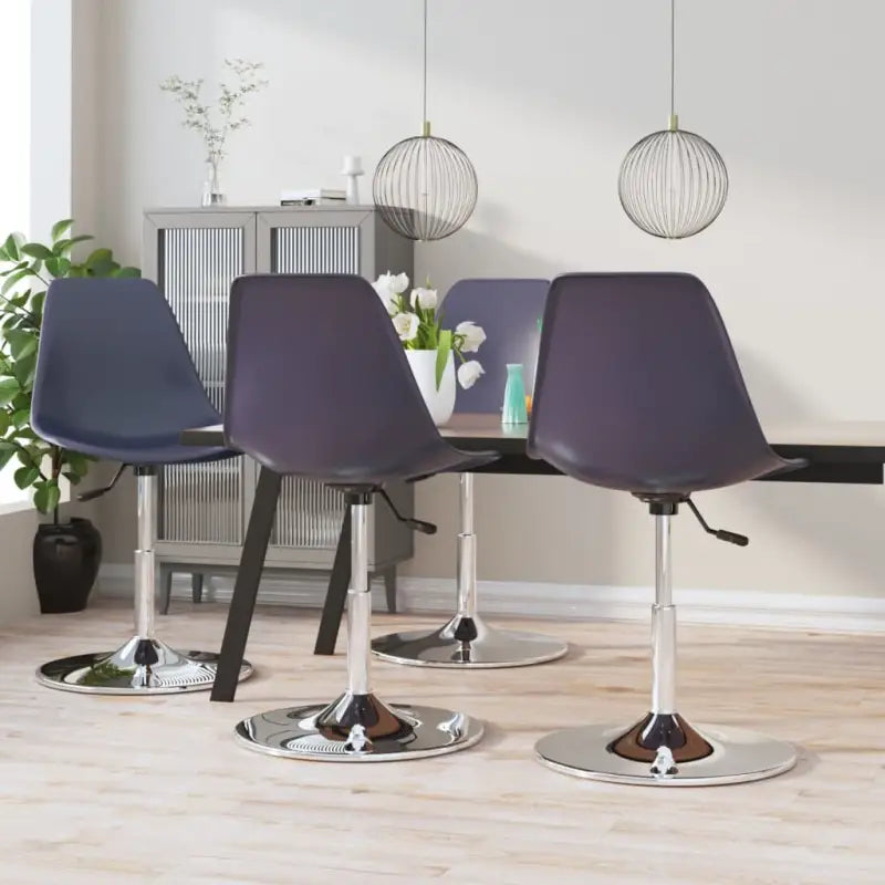 Minimalistische draaibare eetstoelen voor een strakke uitstraling - Lila / 4 - Eetkamerstoelen