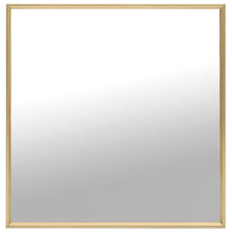 Minimalistische spiegel met glas en PVC-frame voor thuisdecoratie - Goud / 60 x 60 cm / 1 - Spiegels