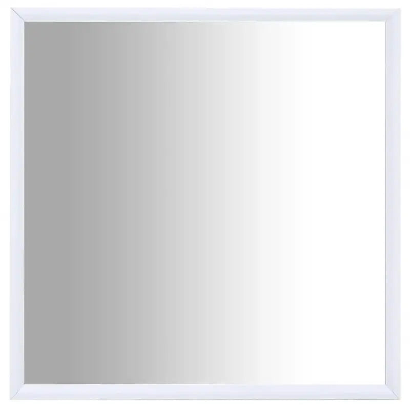Minimalistische spiegel met glas en PVC-frame voor thuisdecoratie - Wit / 40 x 40 cm / 1 - Spiegels
