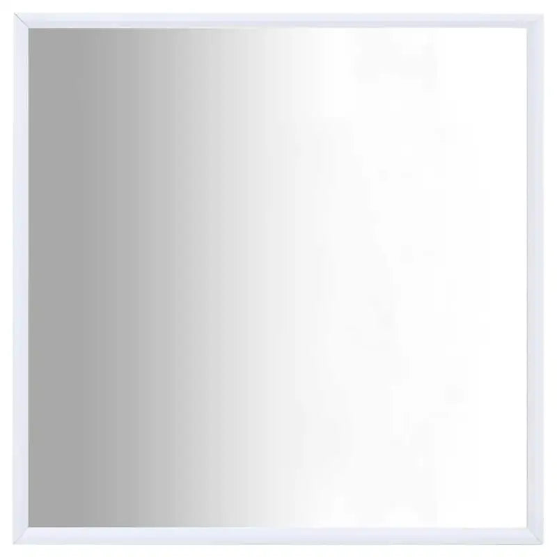 Minimalistische spiegel met glas en PVC-frame voor thuisdecoratie - Wit / 50 x 50 cm / 1 - Spiegels