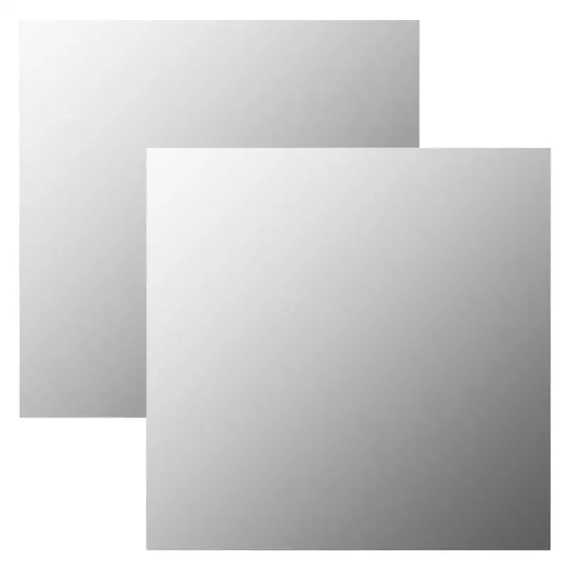 Minimalistische wandspiegel voor een ruimere uitstraling - 40 x 40 cm / 2 / zonder LED - Spiegels