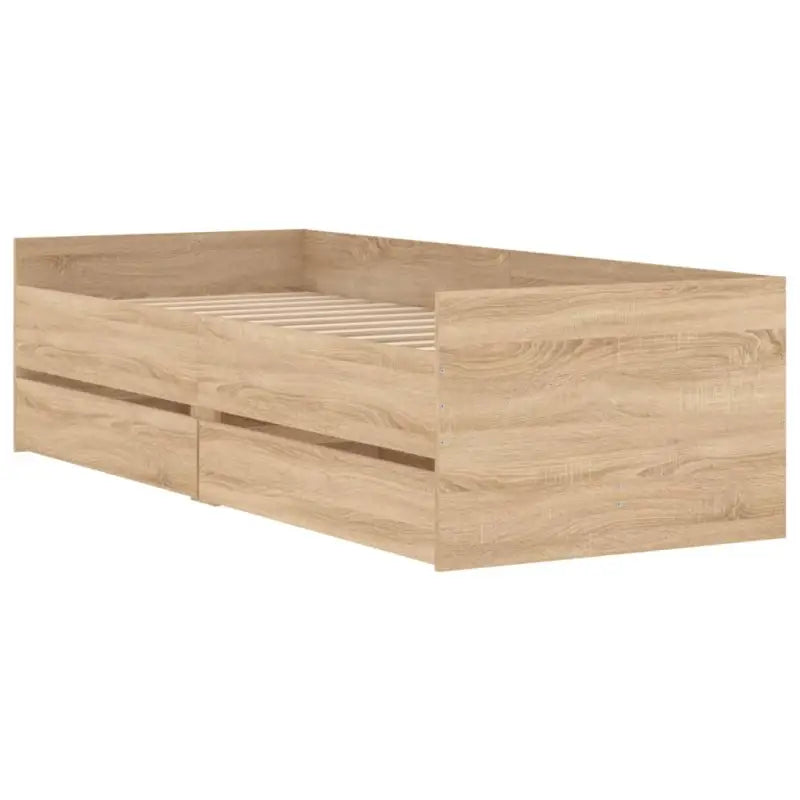 Modern bedframe met lades van bewerkt hout voor jouw slaapkamer - Bedden & bedframes