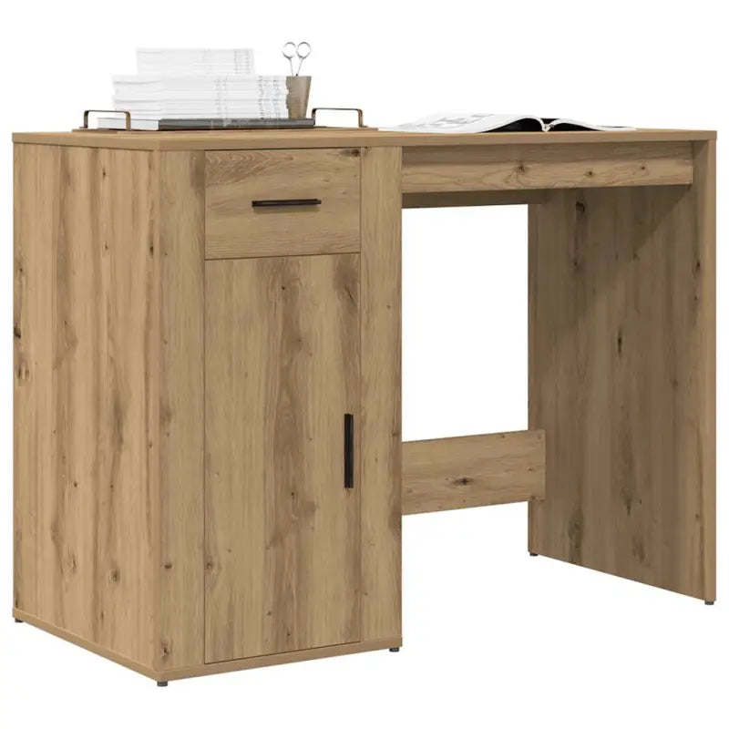Modern bureaus van bewerkt hout met elegante en duurzame afwerking - artisanaal eikenkleurig - Bureaus