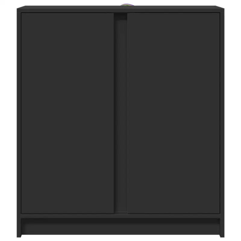 Modern dressoir met rgb led-verlichting en bewerkt hout for een stijlvol interieur - Dressoirs & buffetkasten