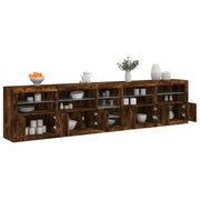 Modern dressoir met RGB LED-verlichting en duurzaam bewerkt hout - Dressoirs & buffetkasten