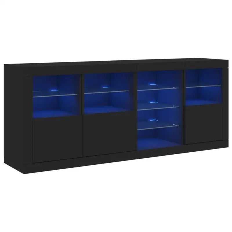 Modern dressoir met rgb led-verlichting en duurzame bewerkte houtoppervlakte - Dressoirs & buffetkasten
