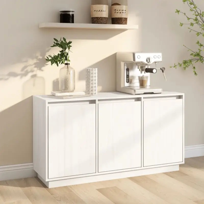 Modern dressoir van massief grenenhout voor in je woonkamer - Wit / 1 - Dressoirs & buffetkasten