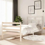 Modern houten bedframe van massief grenenhout met levering bevat
