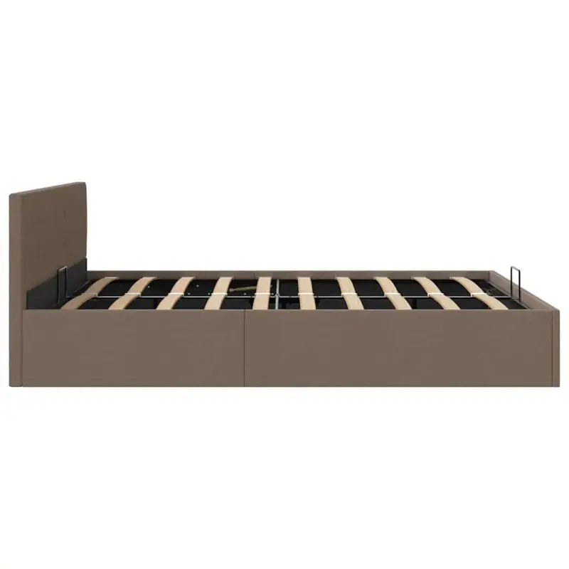 Modern hydraulisch bed met multiplex lattenbodem en stofkader - Bedden & bedframes