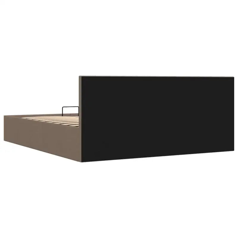 Modern hydraulisch bed met multiplex lattenbodem en stofkader - Bedden & bedframes